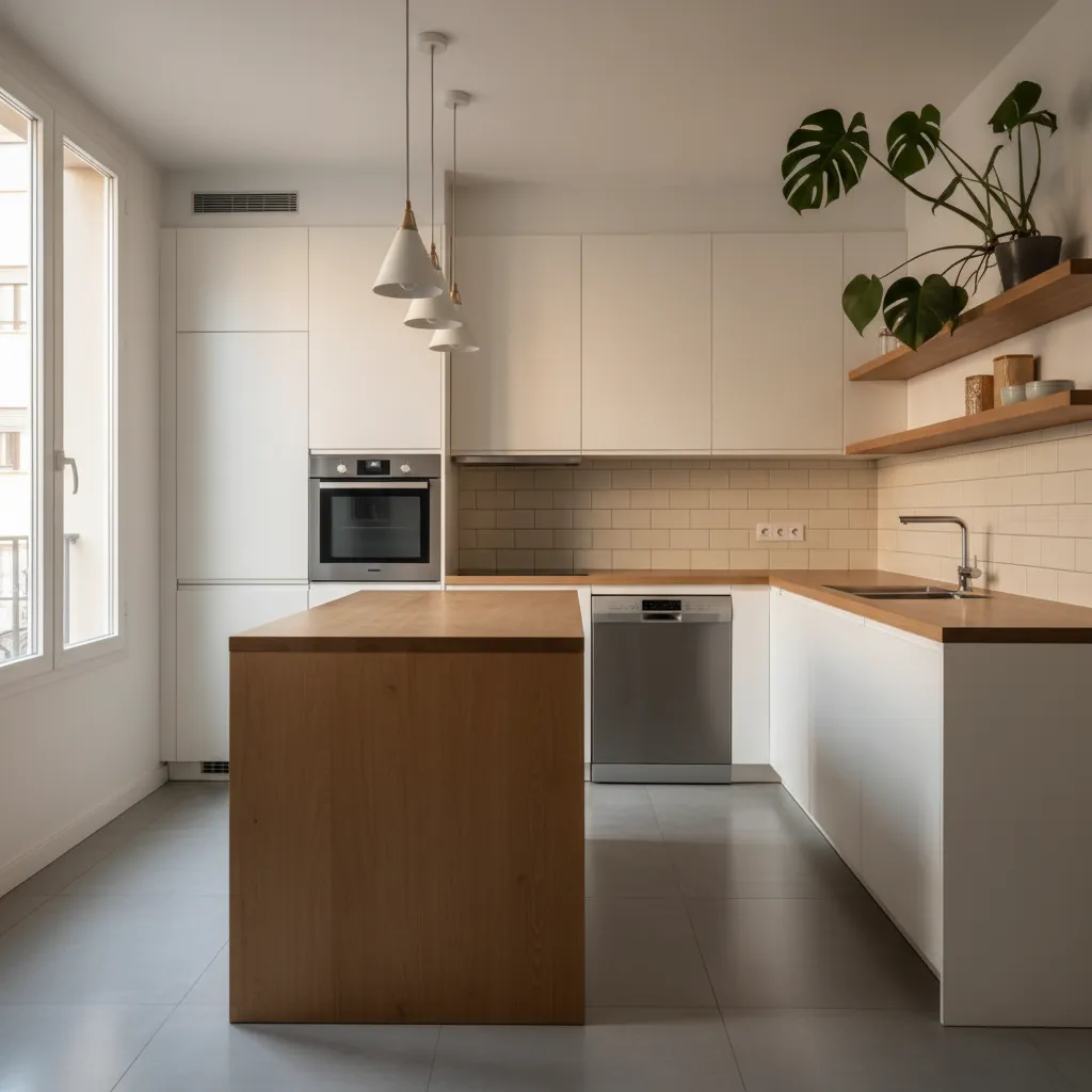 Optimización de espacio en piso de Plaça del Sol, Gràcia